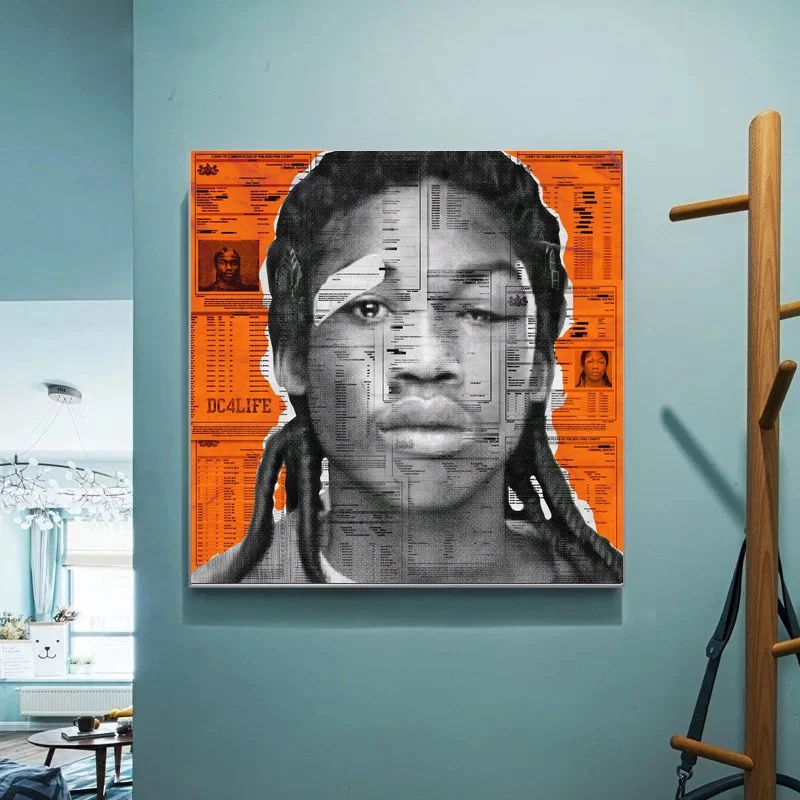 Meek Mill DC4 постер Dreamchasers 4 Mixtape альбом Обложка искусство холст настенные картины для