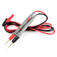 NEWACALOX Needle Tip Probe Test Leads Pin Hot Universal Digital Multimeter Multi Meter Tester Lead Probe Wire Pen Cable 20A