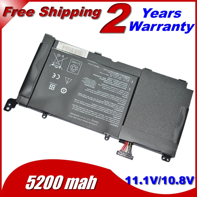 

JIGU 5200mah laptop battery For Asus C31-S551 A42-S551 S551 batteries
