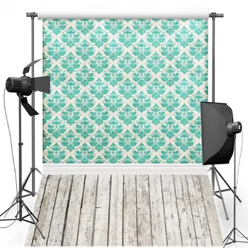

Vinyl Photography Background For Wedding Damask Floor New Fabric Flannel Backdrop For Newborn photo studio 247
