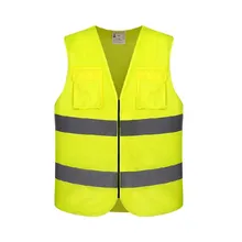 Мужской Безопасный Жилет с карманами на крючках и петлях