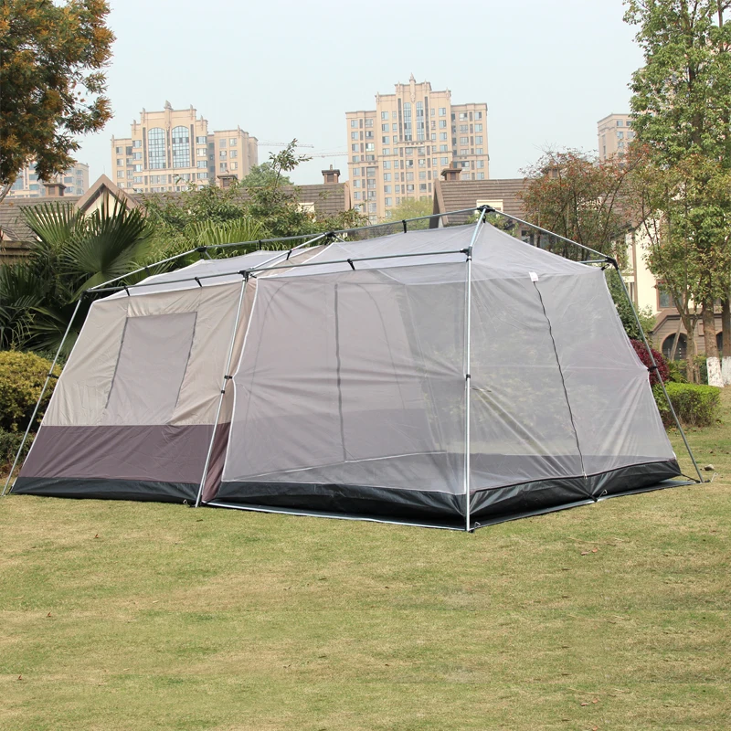 VANQUISHER огромный 5 6 8 10 12 человек 2 спальня 1 гостиная водонепроницаемый анти ветер семья вечерние самостоятельно Вождение Открытый кемпинг палатка