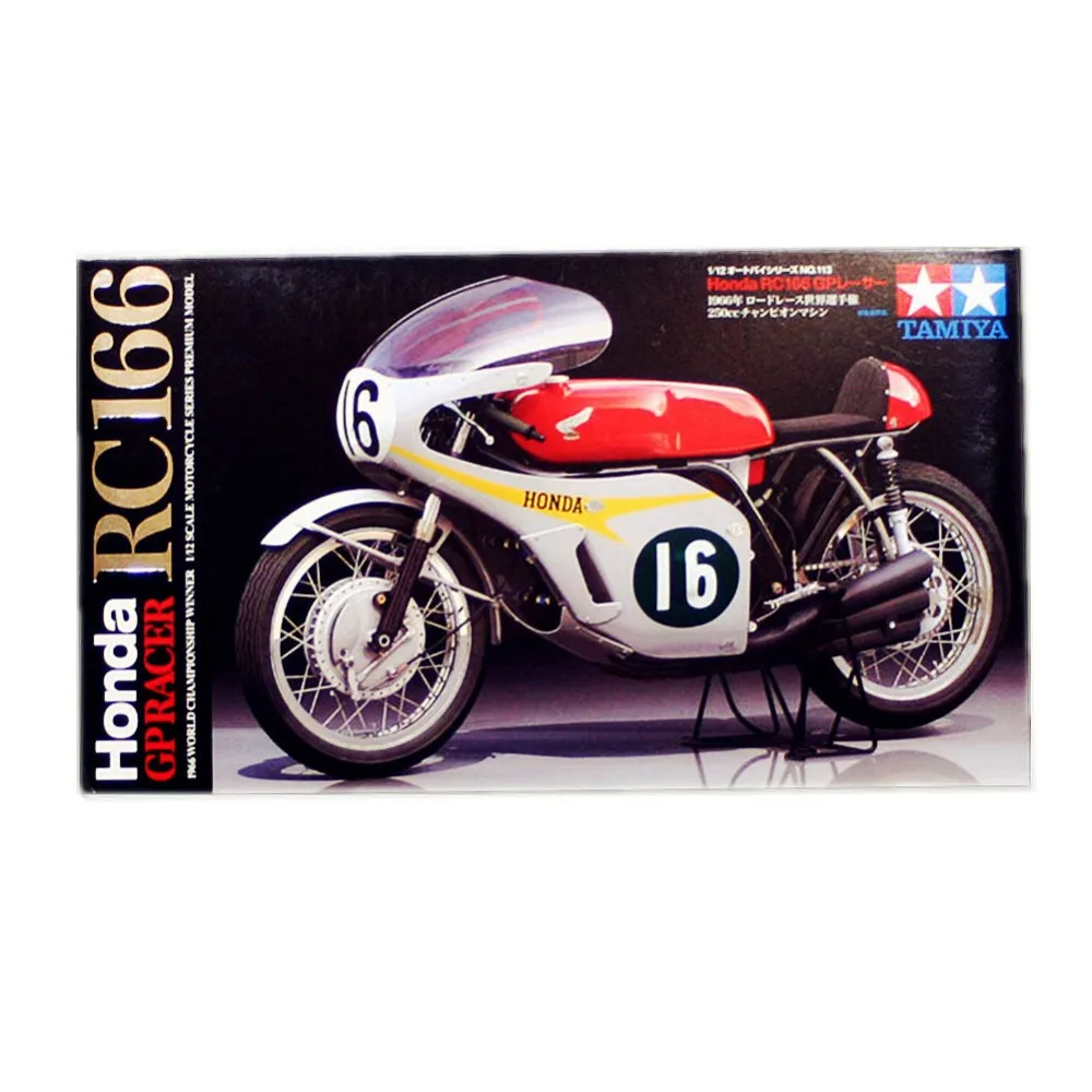 Tamiya 14113 1/12 GP Racer RC166 1966 Чемпионат победитель в масштабе сборки модель мотоцикла