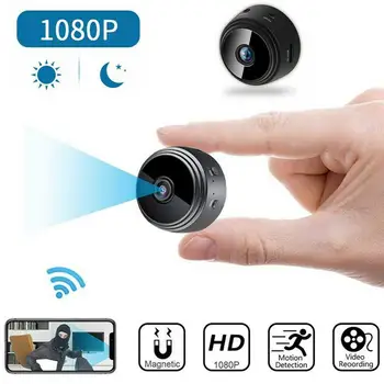 

BEESCLOVER Mini Camera A9 Wireless Wifi IP Security Camcorder HD 1080P Night Vision with 32G Memory Card