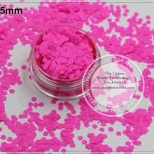 Tcf510 Neon Rose-кармин Цвета 2.5 мм Размер устойчивы к воздействию растворителей блеск для ногтей Книги по искусству лака для ногтей или другие украшения DIY