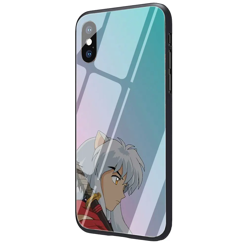 Inuyasha Аниме закаленное стекло чехол для телефона iPhone 11 Pro 6 6S Plus 7 8 Plus X XS XR XS Max - Цвет: G3