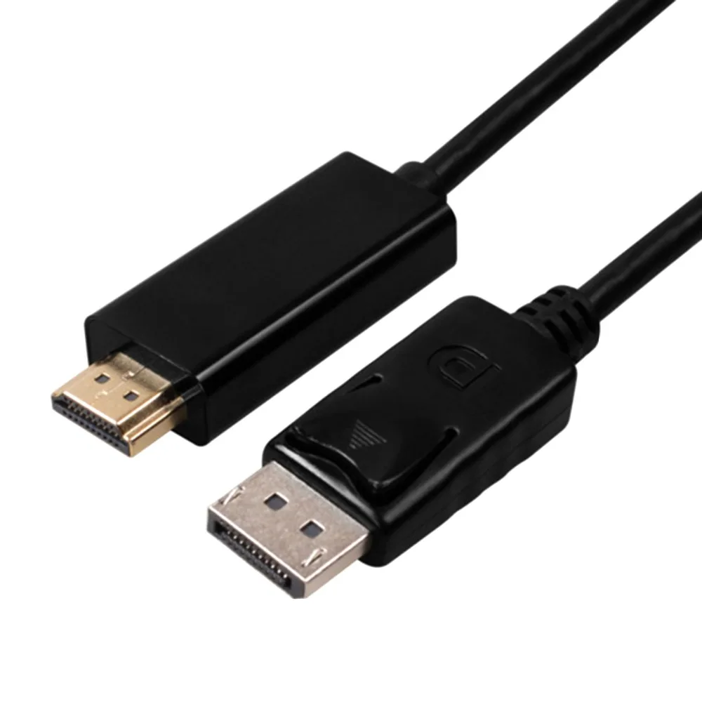 4 K x 2 K 1080 P HD Дисплей Порт DP к HDMI Кабель-адаптер Шнур 1,8 м Дисплей порт к HDMI кабель 1080 P видео разъем для ПК ноутбука