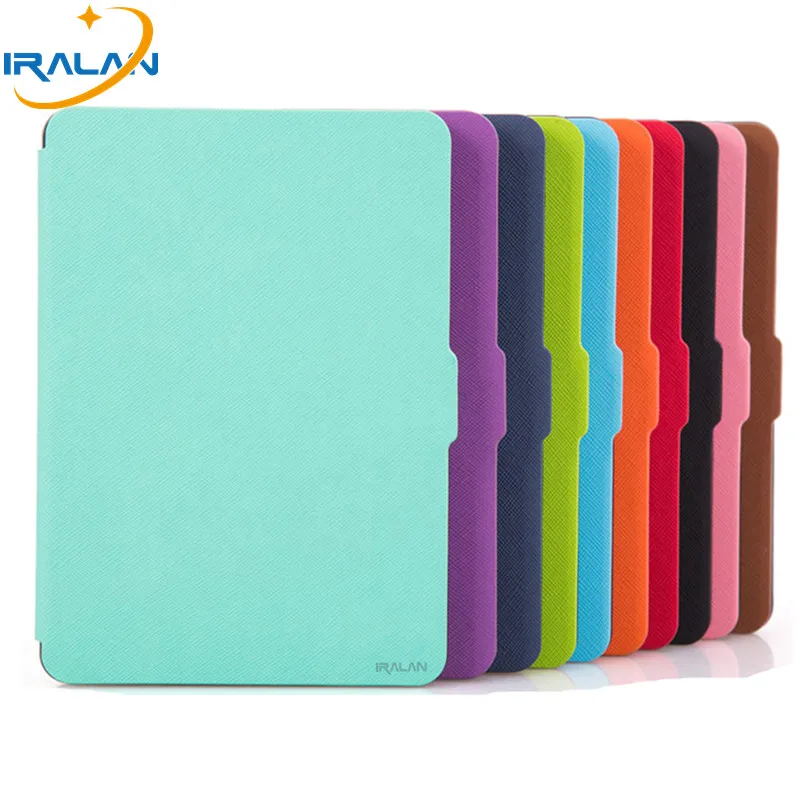 

2018 Hot Ultra Slim Leather Smart Case For Amazon 2014 Kindle Voyage 6 ereader cover With Auto Wake Sleep E-book shell free