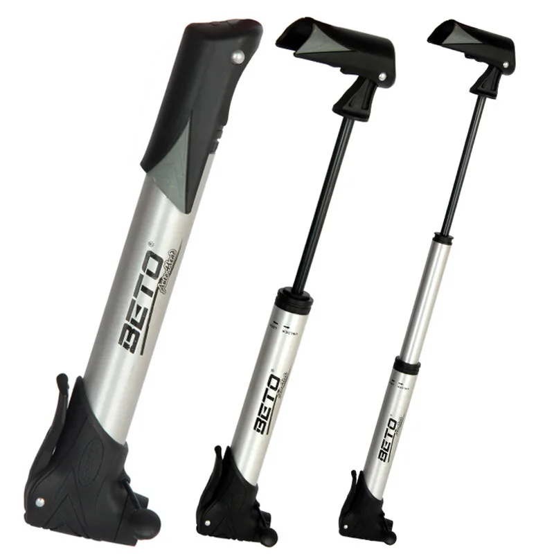 Beto Cah107 Telescoping Auto Head Bicycle Mini Pump Bike Pump
