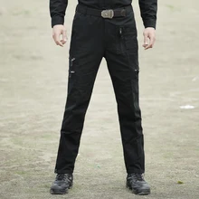 Мужские военные тренировочные брюки, камуфляжные охотничьи брюки, хлопковые брюки для альпинизма, спортивные походные брюки-карго, армейские военные брюки