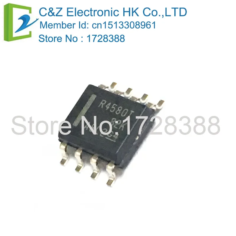 RC4580IDR RC4580 SOP8 новый и оригинальный бесплатная доставка 10 шт/20 шт/50 шт | Электроника