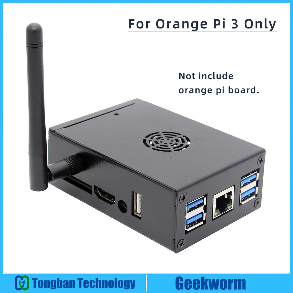 

Orange Pi 3 Metal Case with Cooling Fan Set, Protective Case / Shell / Enclosure / Box for Orange Pi 3
