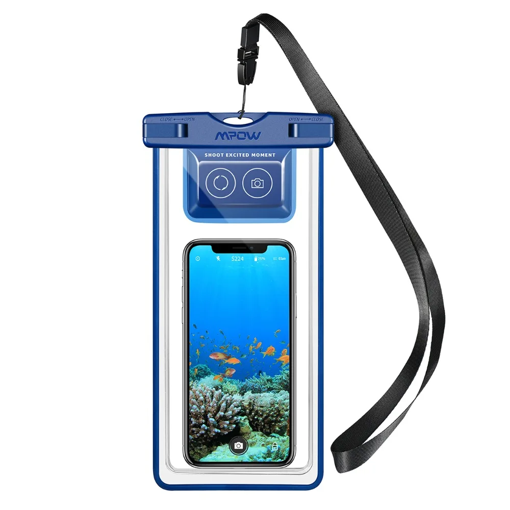 

Mpow IPX8 Waterproof Phone Pouch Case Swimming Bag Underwater Dry Bag with Bluetooth Controller for iPhone X 8 pochette etanche