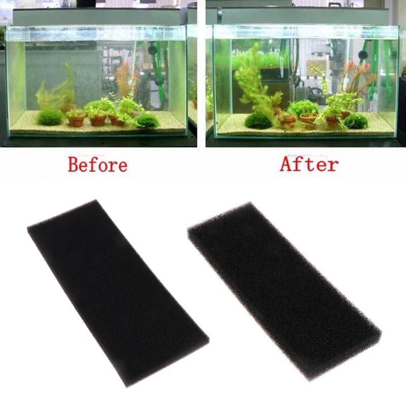 2Pcs Aquarium Biochemical Cotton Filter Foam Fish Tank Sponge