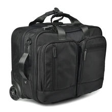 Мужская деловая сумка на колесиках, 18 дюймов, ручная тележка, многофункциональная, для переноски, с паролем, чемодан на колесиках, для ноутбука, карманная дорожная сумка