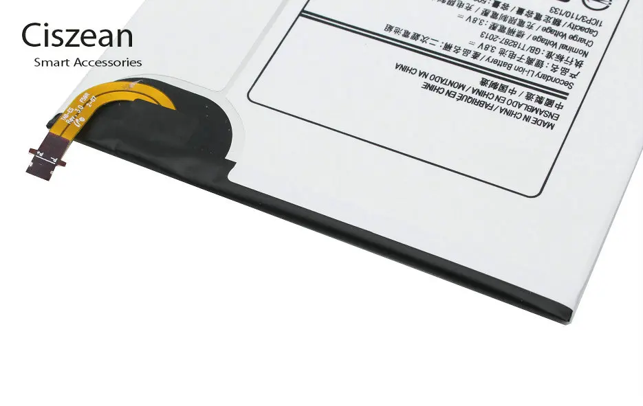 Ciszean 1 шт. EB BT561ABE 5000 мАч Сменный аккумулятор для Samsung Galaxy Tablet Tab E T560 SM T565 T561|battery for