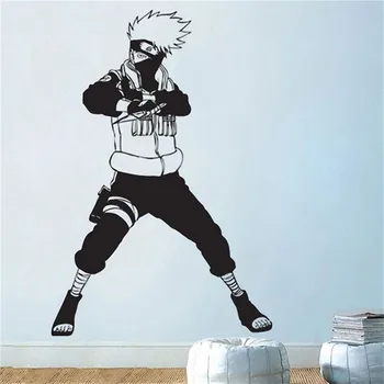 

Hatake Kakashi Fighter Naruto Wall Decal Vinyl Decal Comics Anime Home Decoration Art Removable Wall Stickers