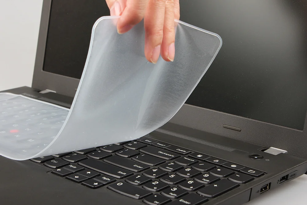 13 14 15,6 дюймов универсальная Водонепроницаемая клавиатура для ноутбука силиконовая для ноутбука клавиатура наклейки пленка для Asus Thinkpad