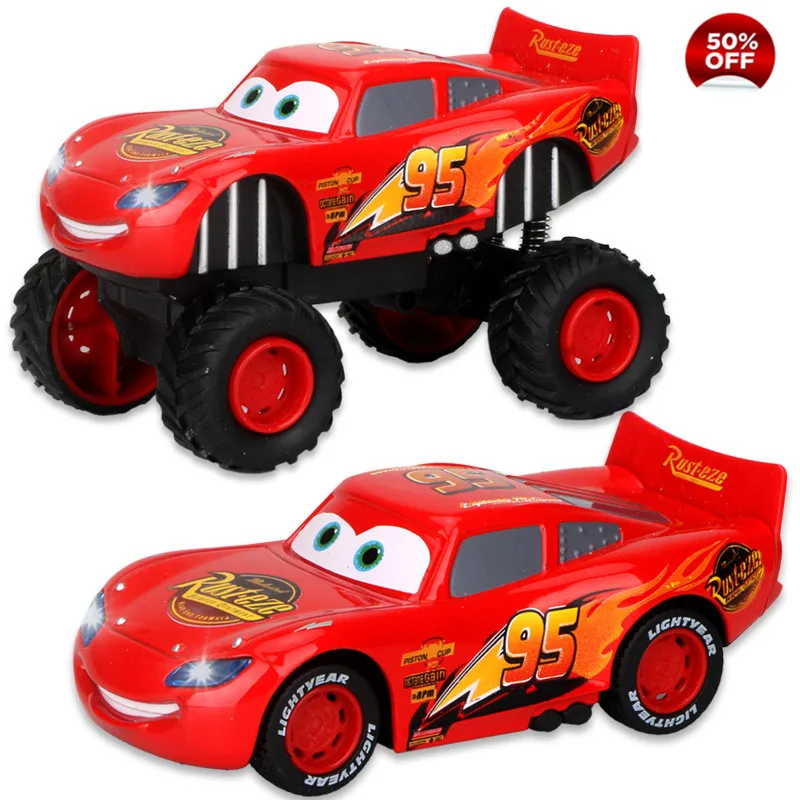 Pixar тачки 3 игрушки Молния Маккуин Джексон шторм оттягивающий мигающий