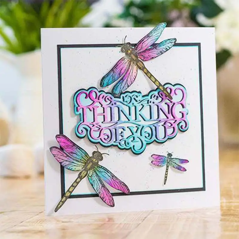 

Words DIY Metal Cutting Dies Stencil Scrapbooking Photo Album Stamp Paper Card Crafts Decor JUL-8