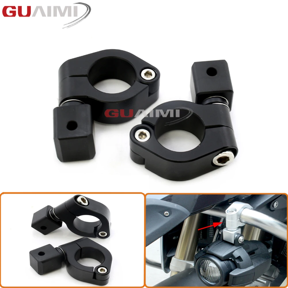 Fog lamp bracket suit for 25mm crash bar Fog lamp bracket Black|Covers ...