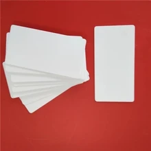 AZ9654 белые карты парковки автомобиля пассивная карта с контролем доступа тег большой диапазон epc class 1 gen 2 автомобиля UHF RFID ветровое стекло 105*54 мм