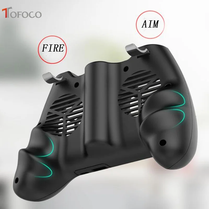 Bluthtooth PUBG Mobile Game Controller L1R1 Shooter Joystick Gamepad Trigger Button For IPhone Only