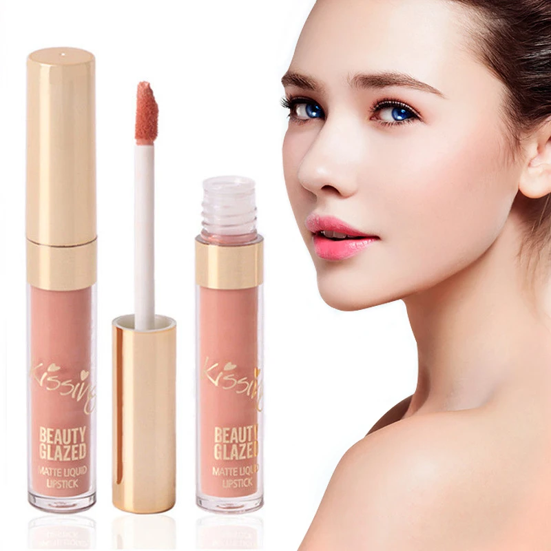 BEAUTY GLAZED 6 шт./компл. жидкая губная помада Водонепроницаемая блеск для губ Профессиональный Макияж матовая губная помада комплект длительный Косметика TSLM2