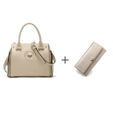 Foxer marke mode frauen griff tasche & lange brieftasche #7