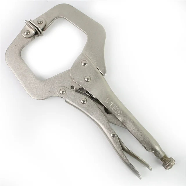 C Type Clamp Adjustable High Quality Pliers 11" Metal Welding Pliers Grip Locking Pliers