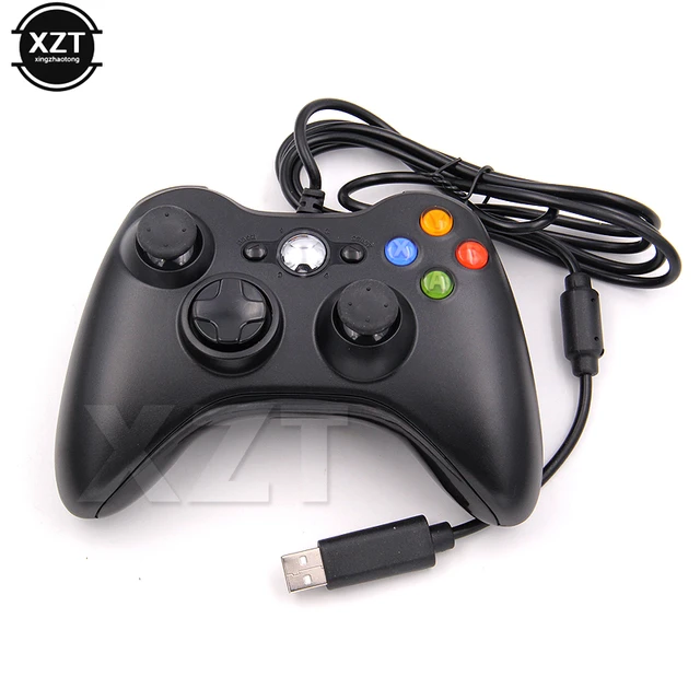 Manette De Jeu Filaire Usb Pour Xbox 360/ Slim, Contrôleur Pour Pc Windows  7/8/10, Accessoires De Jeu Steam - Manette De Jeu - AliExpress