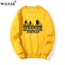 Новинка, мужская толстовка с принтом «странные вещи», модная осенне-зимняя хлопковая Толстовка для мужчин и женщин, толстовки, топы, пуловеры с капюшоном