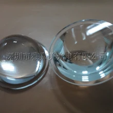 10 Вт-100 Вт светодиодные стеклянные линзы 61 мм фокусировка оптического стекла объектив, высокая мощность светодиодный выпуклая линза