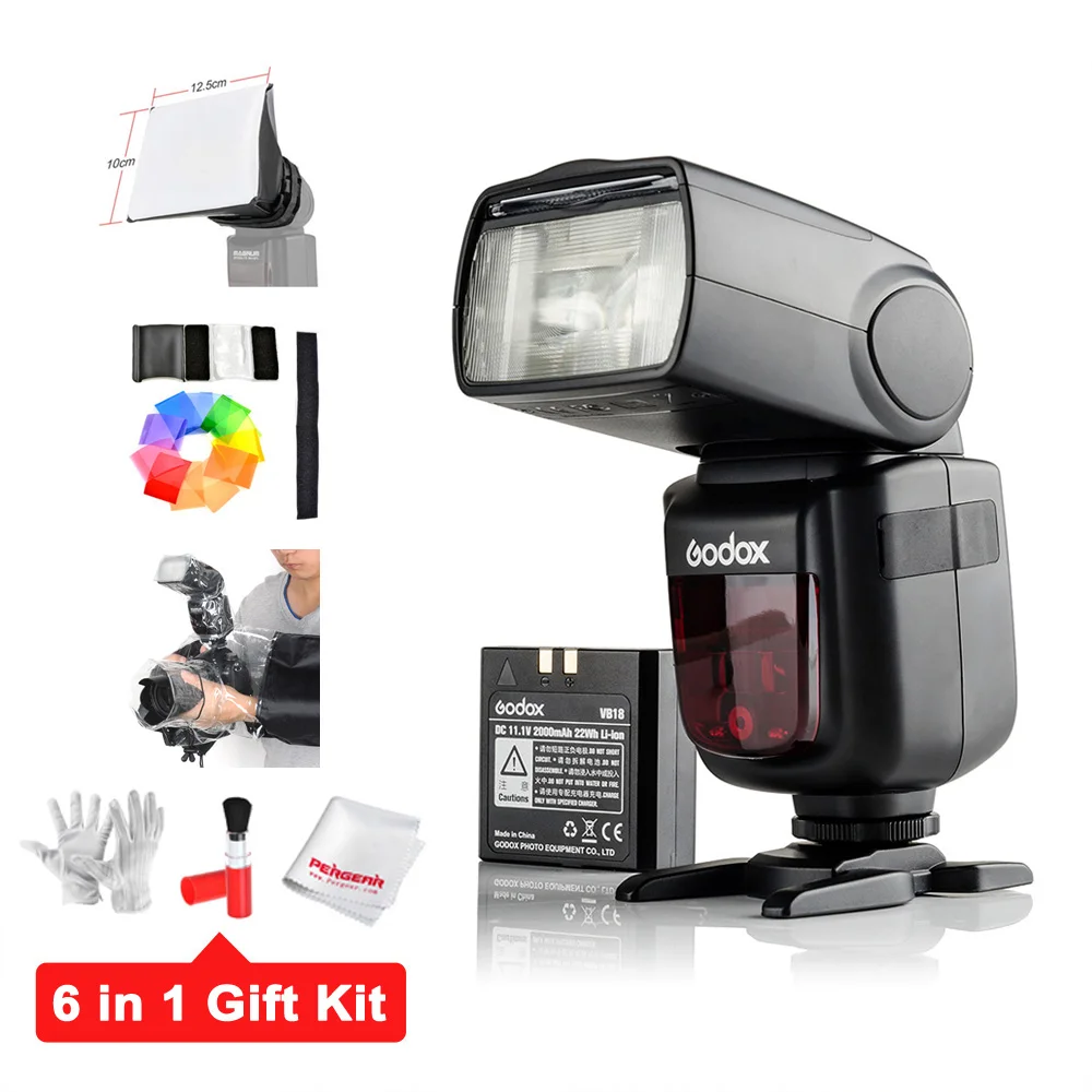 Godox V860II C GN60 e TTL HSS 1/8000s Li ion Battery Speedlite Flash
