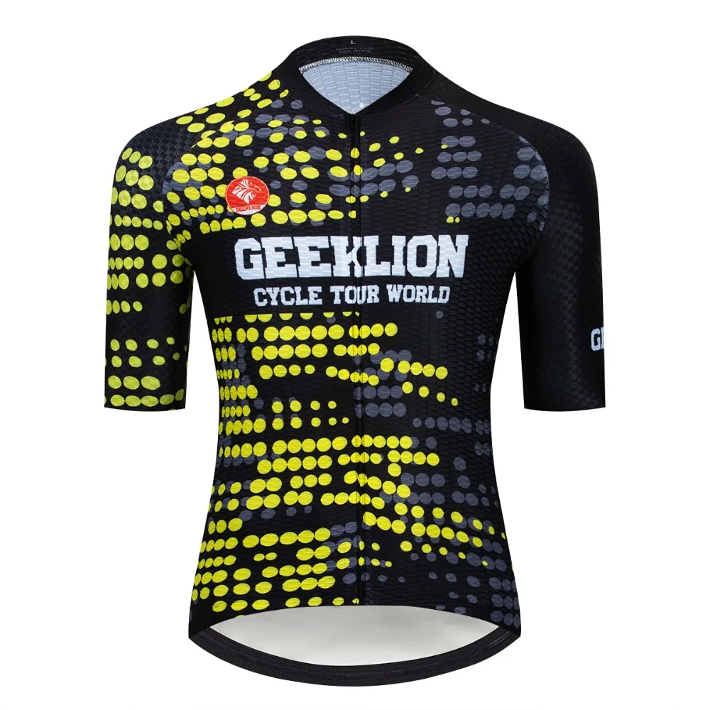 Cyclist Maillot Geeklion быстросохнущая велосипедная Джерси Команда горных велосипедистов спортивная одежда лазерная резка фитнес Ropa Cilismo Cycle Jersey