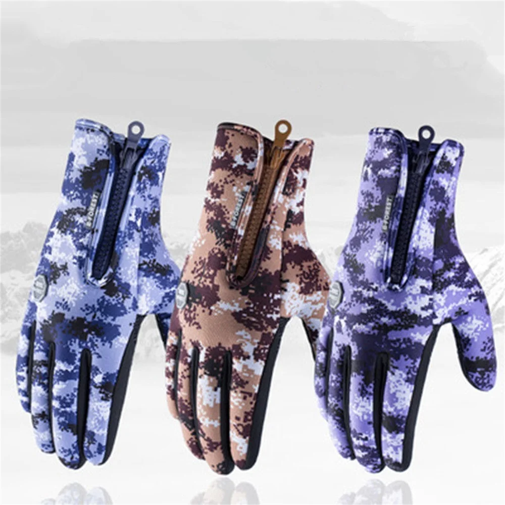Мужские и женские зимние перчатки с сенсорным экраном, полный палец, спортивные перчатки для бега, для вождения, доступен дропшиппинг