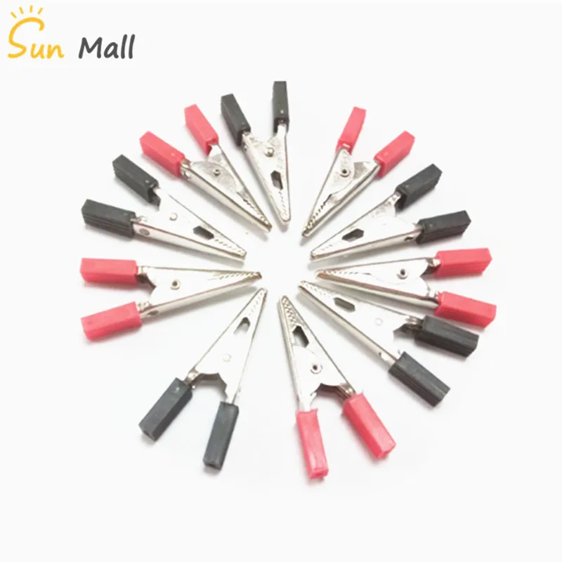 

1PC 35MM Nickel plating Small 028 Fish Clip Battery Clip Small Alligator clip Environmental protection Spot Wiring