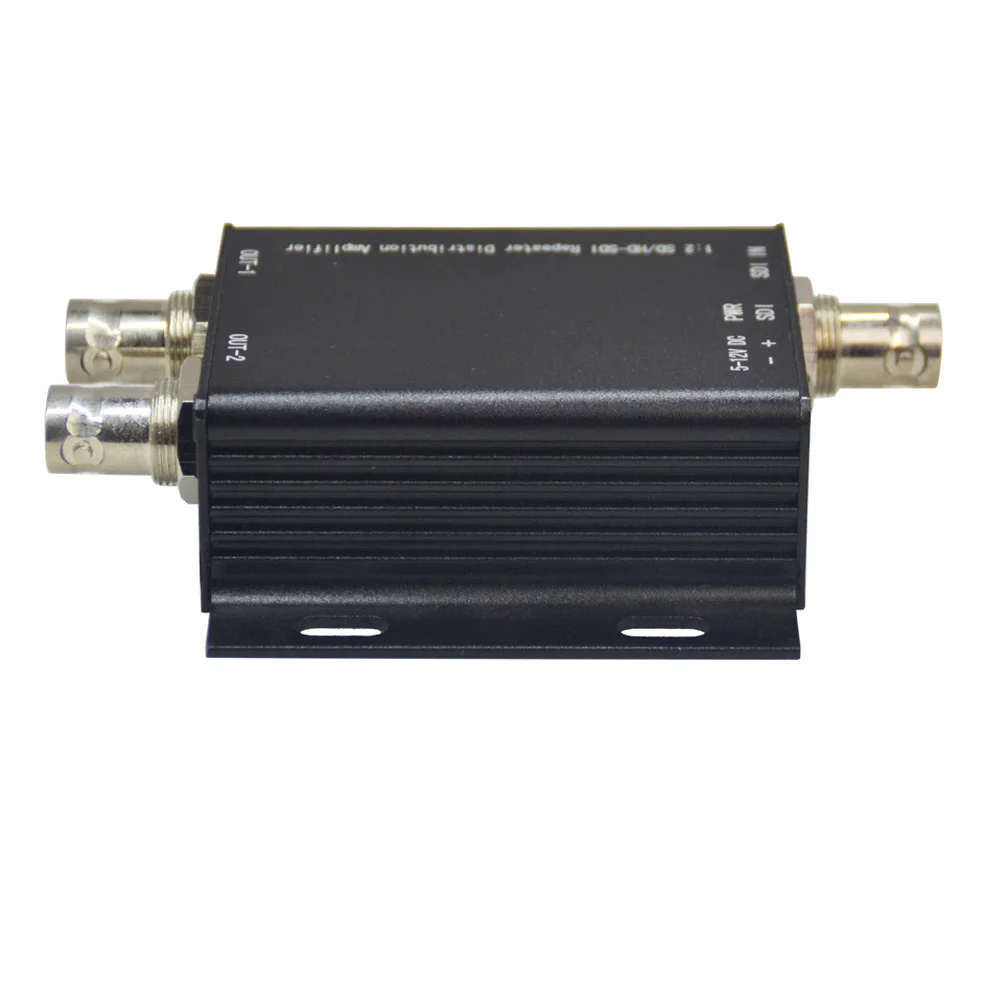 HD-SDI усилитель сигнала SDI ретранслятор 1x2, SD-SDI HD-SDI 3G-SDI Video Splitter Extender адаптера до 400 м