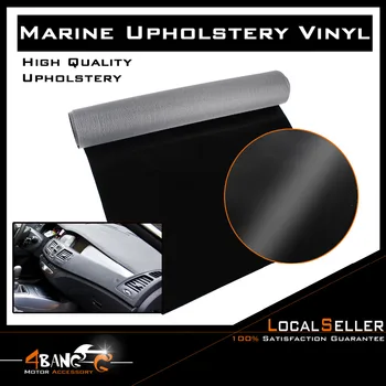 

177" x 54" Black Gloss Leather Fabric Vinyl Upholstery Restoration Heavy Duty Waterpro 450cm x 139cmof