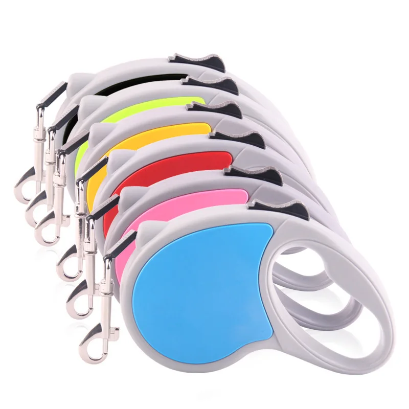 

3M/5M Roulette For Dog Leash Automatic Retractable Cat Walking Leads Leashes Outdoor ABS Nylon For Small Medium Dogs Accessories