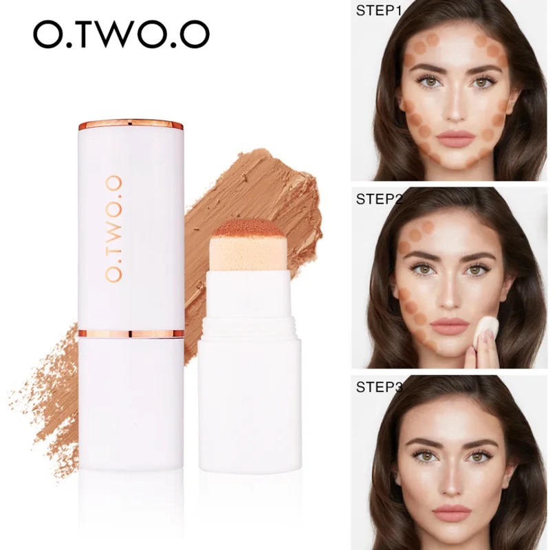 O.TWO.O Concealer Foundation Air Cushion Stick Full Cover Contour Base Hide Blemish Pores Bronzer Cosmetic Face Makeup Lasting | Красота и