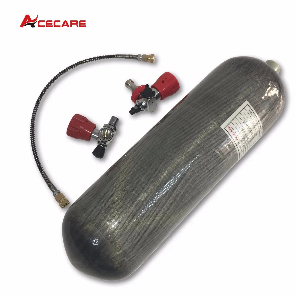 AC168101 Acecare 6.8L CE 4500Psi баллон для дайвинга Airforce Condor Pcp воздушная винтовка угольный резервуар 300Bar воздушный шар для дайвинга Пневматика с предварительной накачкой