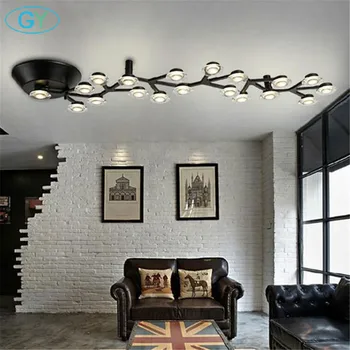 AC100-240V White LED Ceiling lights Modern Art Design tree branch lamparas de techo lustres de teto luminaria lamp light fixture AC100-240V White LED Ceiling lights Modern Art Design tree branch lamparas de techo lustres de teto luminaria lamp light fixture