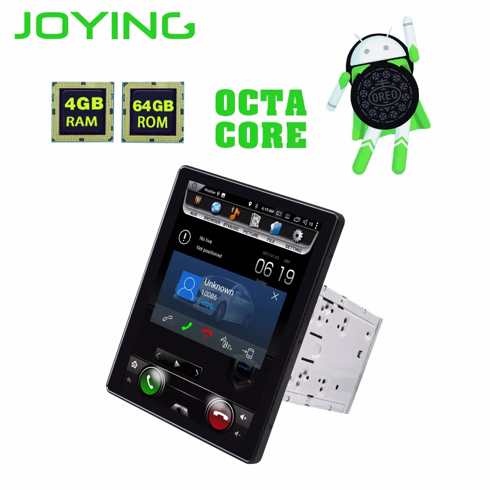 Flash Deal JOYING 2 din car radio 9.7 inch Android 8.1.0 Audio amplifier chip TDA7851 4GB Ram 64GB Rom GPS car multimedia player head unit 4