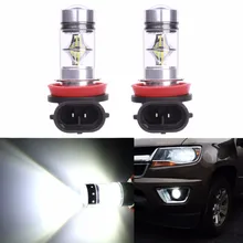2x H16jp 9012 1600 Lumen CANBUS Voiture Ampoule de Feux anti-brouillard H8 H11 9005 HB3 9006 HB4 H10 20*3535 SMD LED blanc 6000K