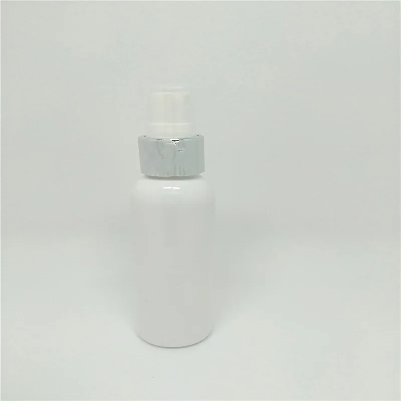 30 мл 50 мл 100 мл 120 мл прозрачный белый черный многоразовый пластиковый парфюм макияж Прозрачный Маленький Пустой спрей бутылка с серебряной крышкой