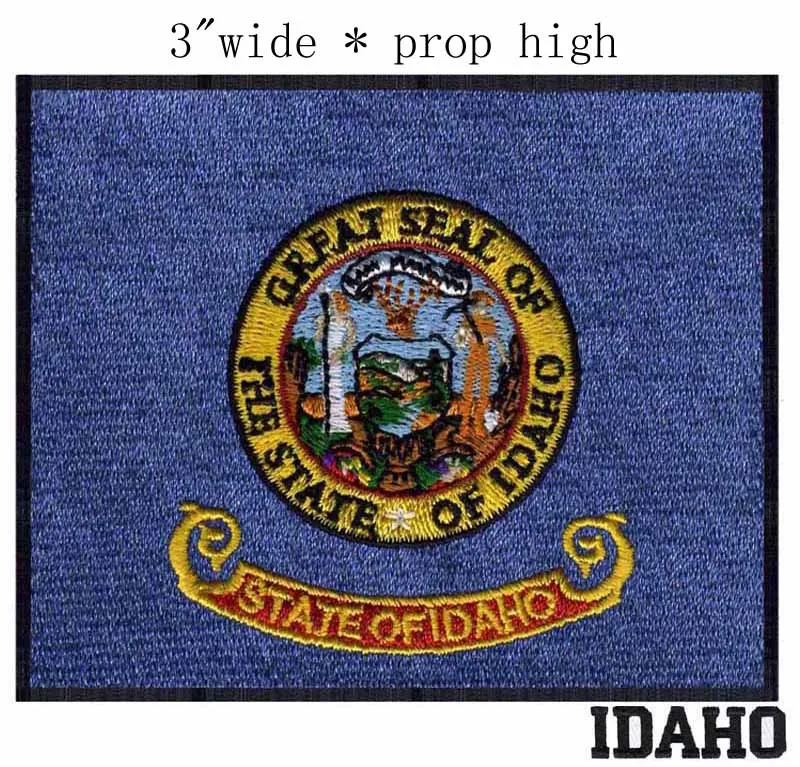 Idaho flag tcnuh patch 3wide shippingvirtuosic itemtwo men Idaho flag tcnuh patch 3wide shippingvirtuosic itemtwo men