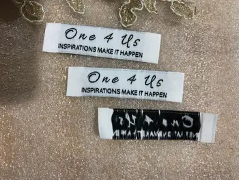

Free shipping Customized garment clothing tags /Woven Labels/ custom clothing labels/main labels/damask label