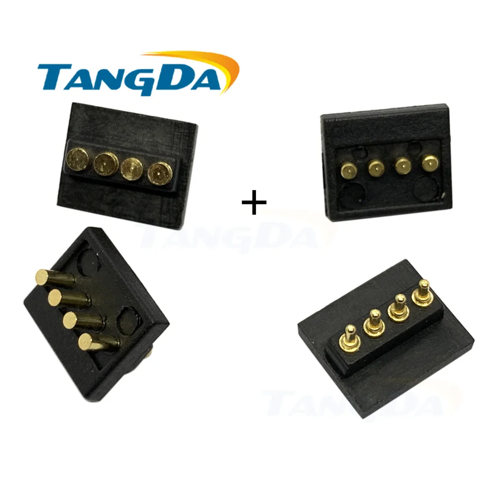 Tangda 4P 4Pin разъем мобильный телефон pogo pin наконечник пружины иглы большой ток