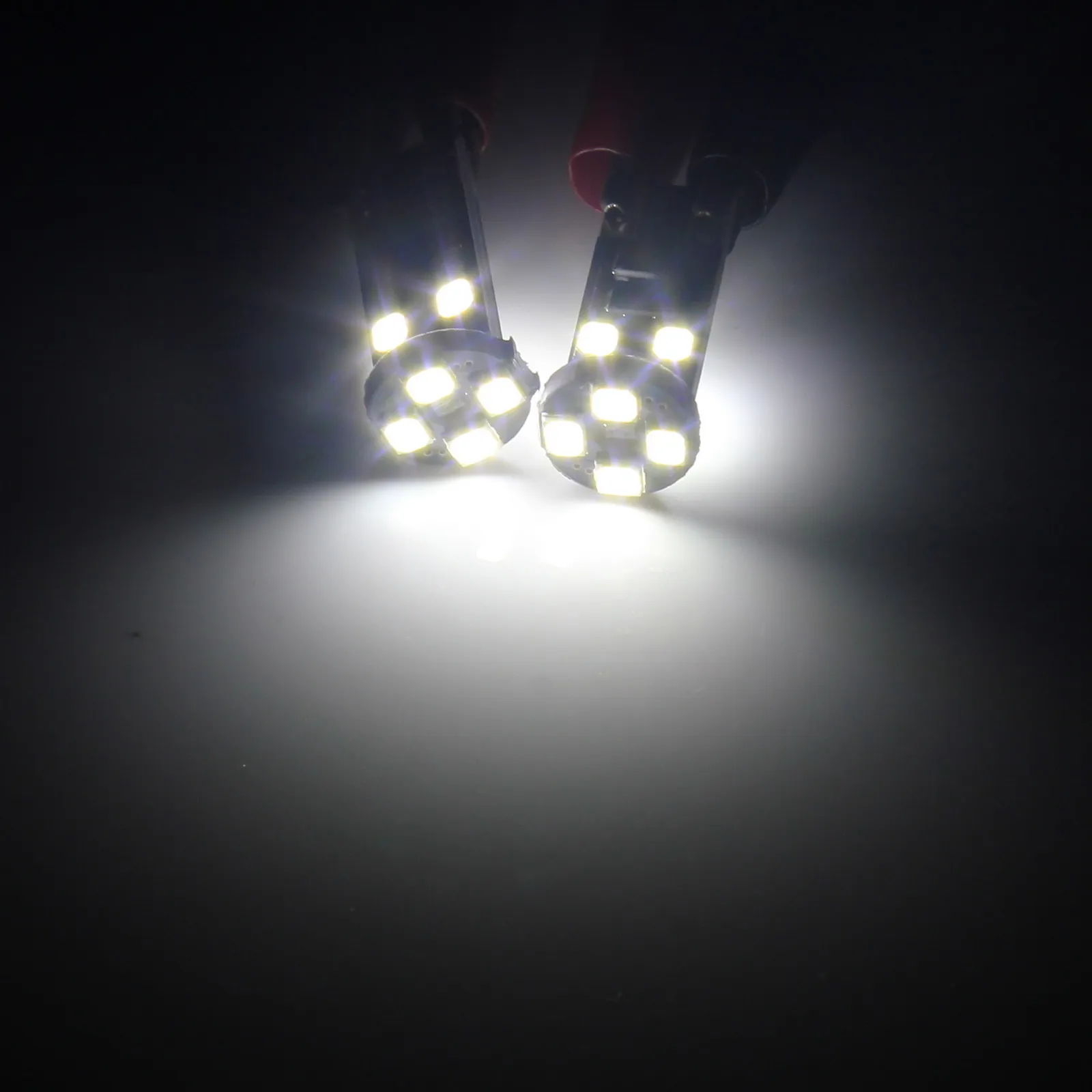 Светодиодный внутренний габаритный фонарь ANGRONG 2x T10 W5W 8 SMD дневные ходовые огни